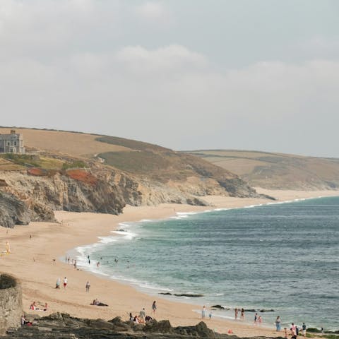 Stroll to the beach and soak up the fresh sea air