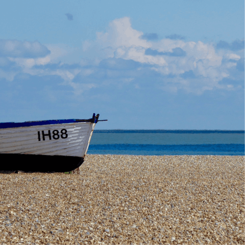 Enjoy refreshing coastal walks – Aldeburgh is four miles away