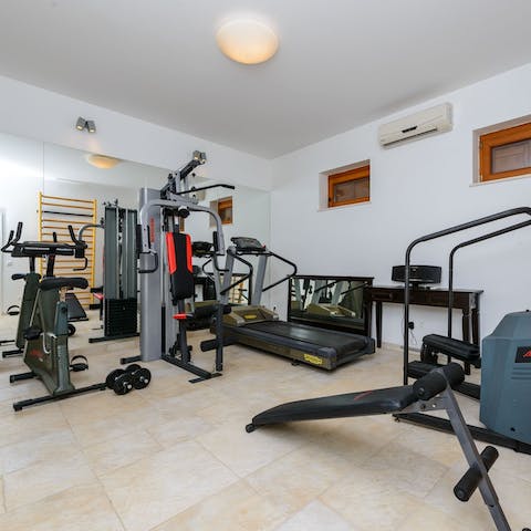 Get a workout in