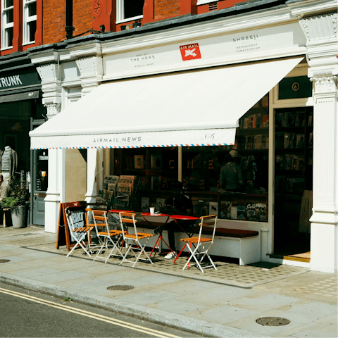 Wander through Marylebone and pause for a coffee break