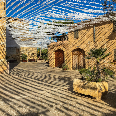 Explore the heart of Alcudia's ancient citadel, 50 metres away