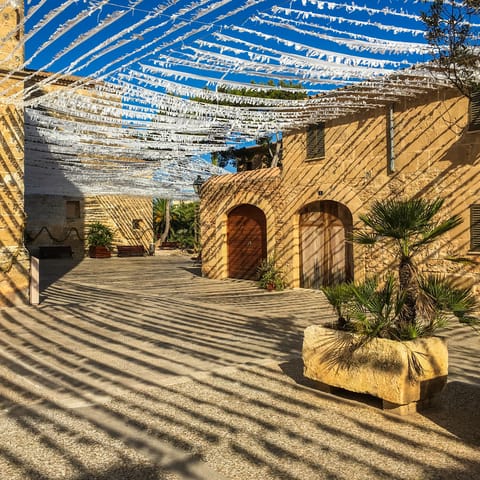 Explore the heart of Alcudia's ancient citadel, 50 metres away