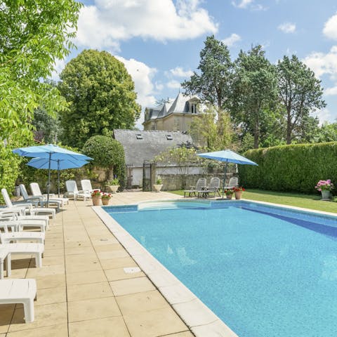 Take a swim in the big pool