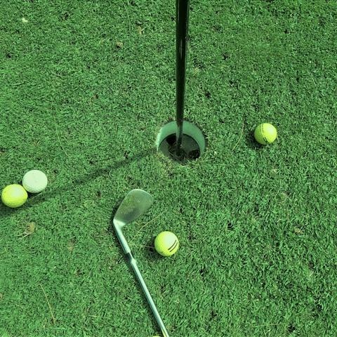 Visit Flamborough Head Golf Club, a four-minute drive away