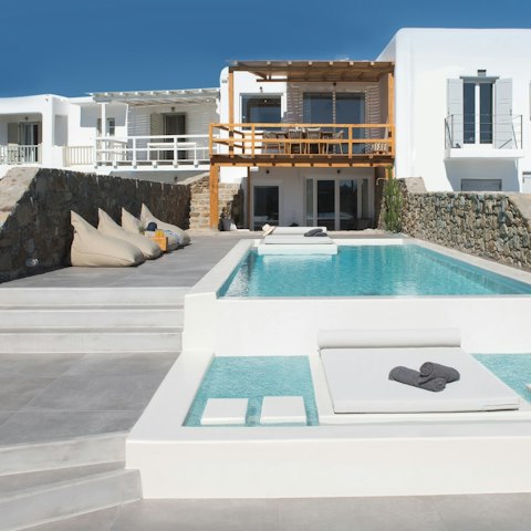 Cool-off and relax with a swim in the private pool