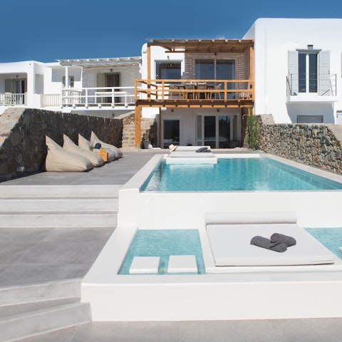 Cool-off and relax with a swim in the private pool