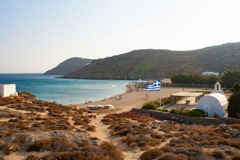 Soak up the sunshine on Kalafati Beach, within walking distance of the home