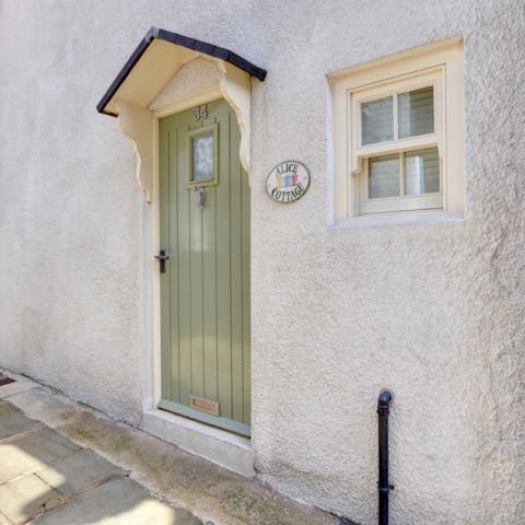 Stay in a cute seaside cottage bursting with traditional features