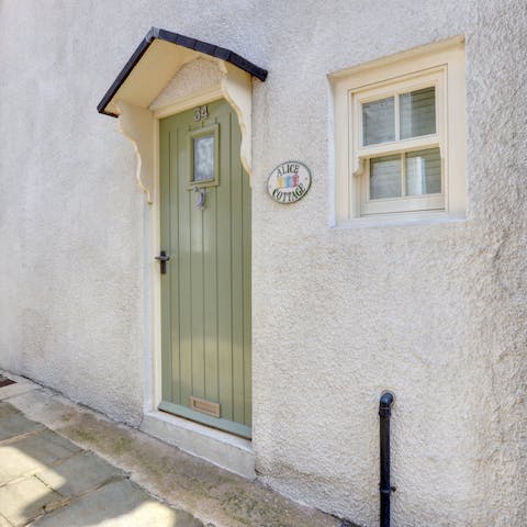 Stay in a cute seaside cottage bursting with traditional features