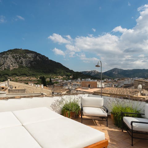 Guests appreciated the views from the rooftop terrace and the plunge pool.