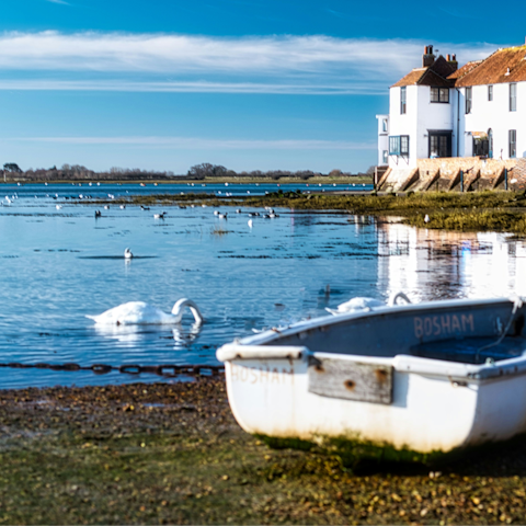 Set off on a stroll to discover the local wildlife