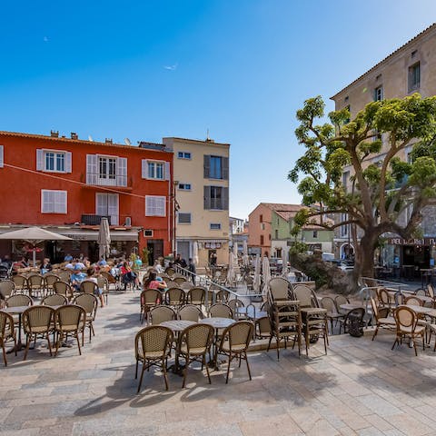 Walk to the pretty streets of Porto Vecchio