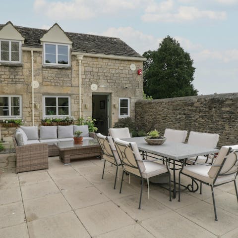 Buy some local produce to enjoy in the sprawling gardens