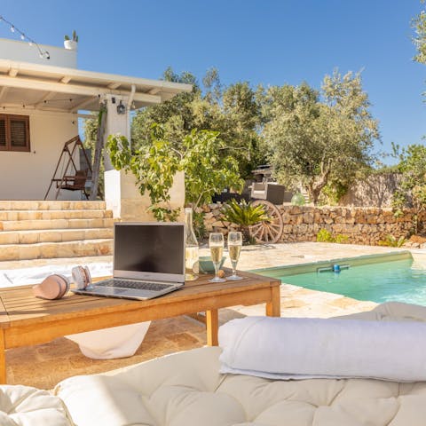 Work from paradise, surrounded by peace and tranquility