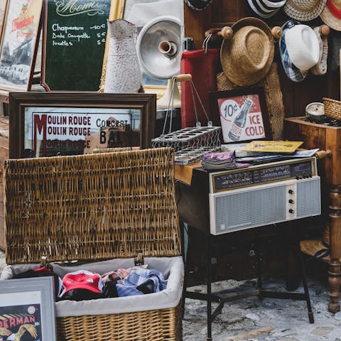Shop for vintage finds at iconic Camden Market