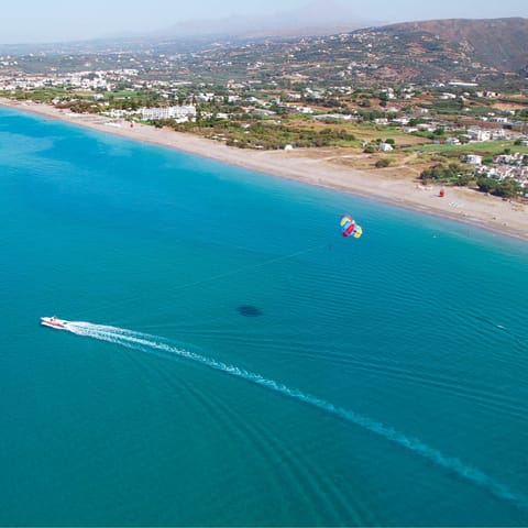 Stay in the beautiful coastal town of Rethimno and enjoy its idyllic beaches