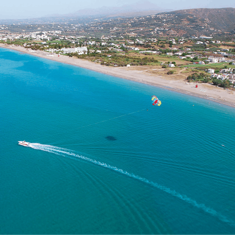 Stay in the beautiful coastal town of Rethimno and enjoy its idyllic beaches