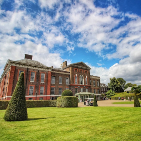 Start your sightseeing at nearby Kensington Palace