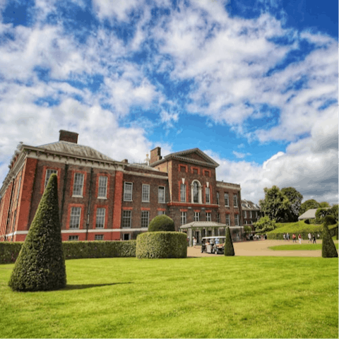 Start your sightseeing at nearby Kensington Palace