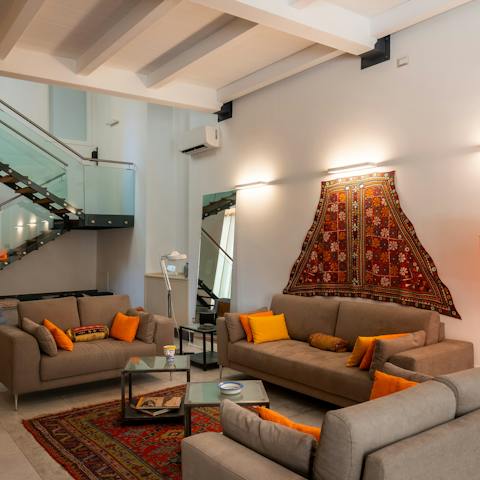Sit back with a glass of Zibibbo after a day of sightseeing