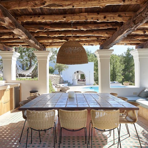 Dine undercover on a home-prepared tapas lunch
