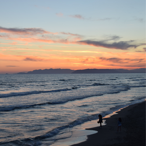 Enjoy a day at the beach – you only need to drive 4km to reach Versilia and Forte dei Marmi