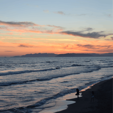 Enjoy a day at the beach – you only need to drive 4km to reach Versilia and Forte dei Marmi