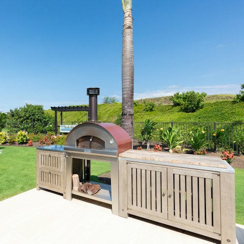 Fire up the grill for alfresco meals in the garden