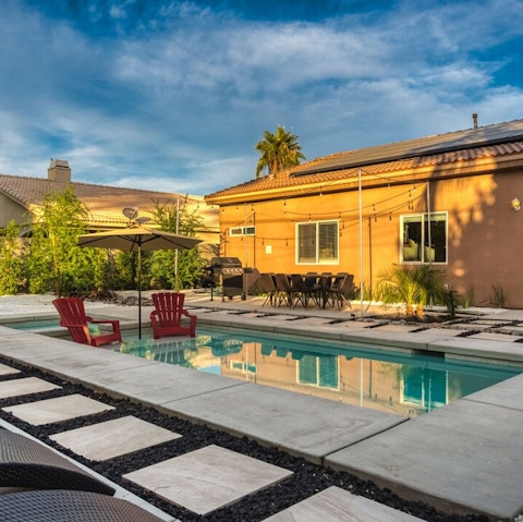 Cool off in the immaculate pool