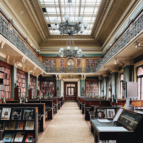 Visit the Victoria and Albert Museum, under a fifteen-minute walk away