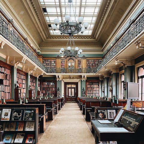 Visit the Victoria and Albert Museum, under a fifteen-minute walk away