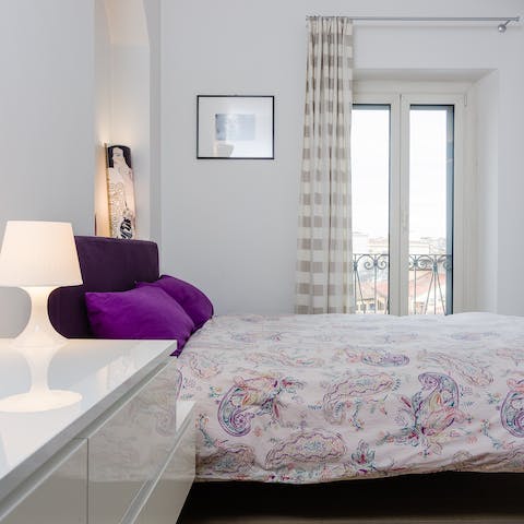 Enjoy a peaceful night's sleep in the comfortable bedrooms