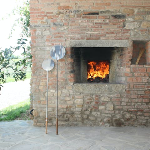 Put your skills to the test by baking your own pizzas in the oven