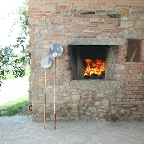 Put your skills to the test by baking your own pizzas in the oven