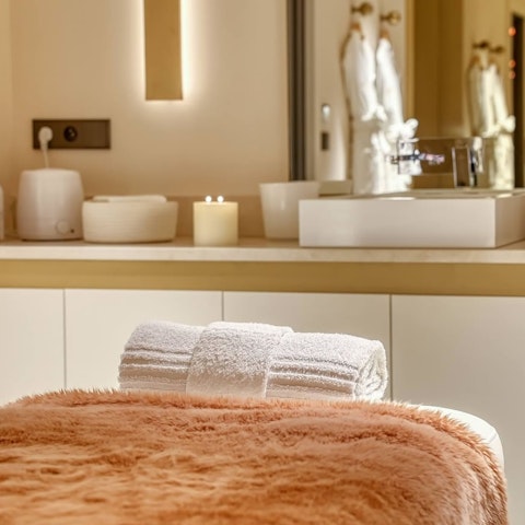 Treat yourself to a massage in the chalet's treatment room