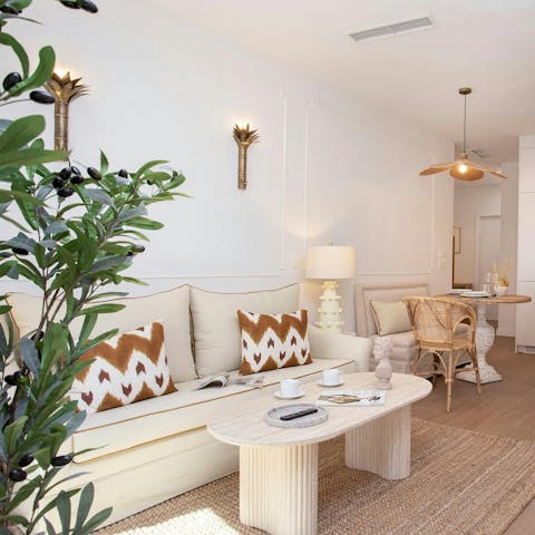 Relax with a book and a coffee in between sightseeing