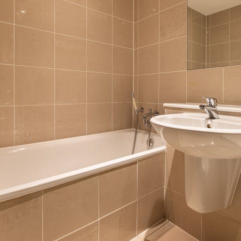 Run yourself a hot bath after a long day of exploring London