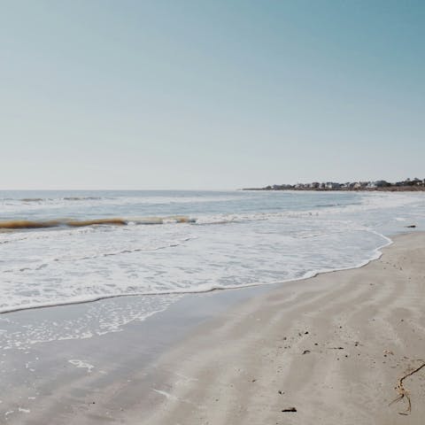 Bike 3 miles to Seabrook Island Beach