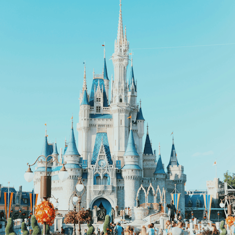 Hop in the car to Walt Disney World Resort, just twenty-one minutes away