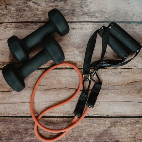 Raise your heartbeat with a workout in the fitness room