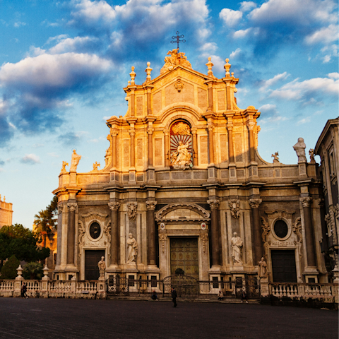 Head half an hour south to Catania, the second city of Sicily