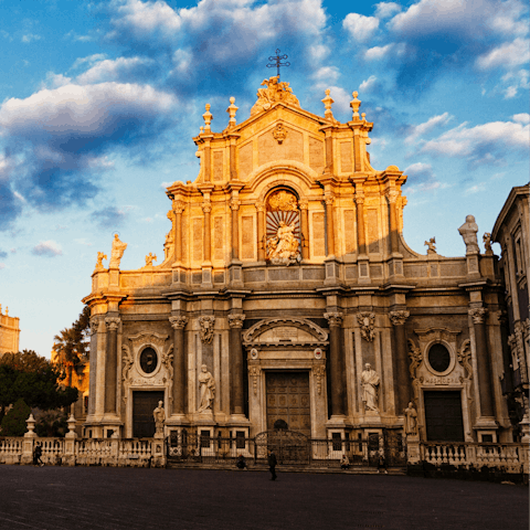 Head half an hour south to Catania, the second city of Sicily