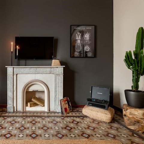 Put a record on and dance the evening away in the living room