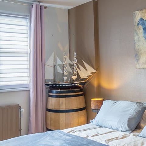 Take in the antique pieces dotted around the home