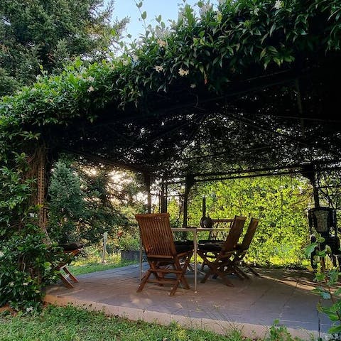 Sip your morning coffee in the sunshine on the private terrace