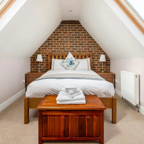 Cosy up in the comfortable bed after a busy day