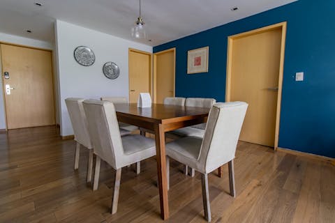 Dine out in a high-end local restaurant or cook for yourselves