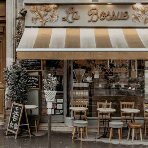Pick up a traditional French pastry from a local cafe