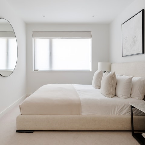 Sleep soundly in one of the serene bedrooms