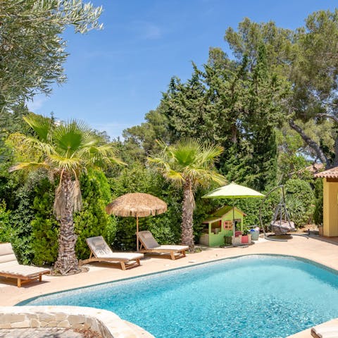 Settle in for a long day of lounging by the pool